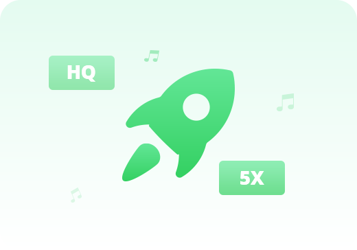 HD-Klangqualität und Highspeed-Konvertierung