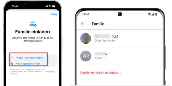 Apple Music Familie-Plan beitreten