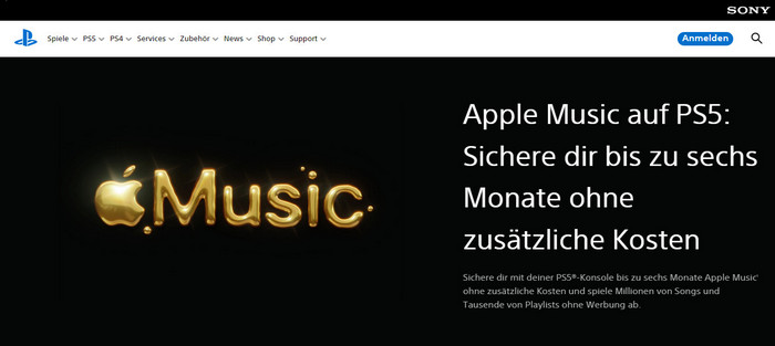 Apple Music kostenlos auf PS5 testen