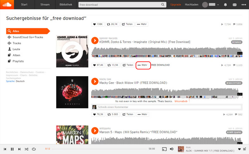 Kostenlose SoundCloud Musik downloaden