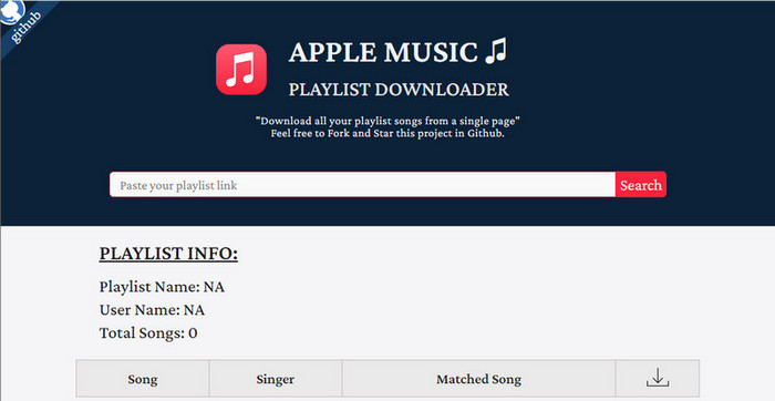 Github Apple Music Playlist Downloader