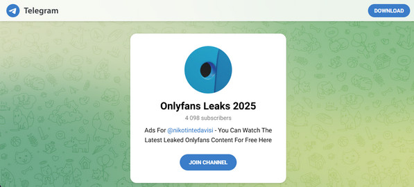 OnlyFans Leaks auf Telegram