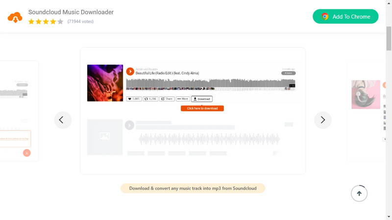 SoundCloud Browser-Erweiterung