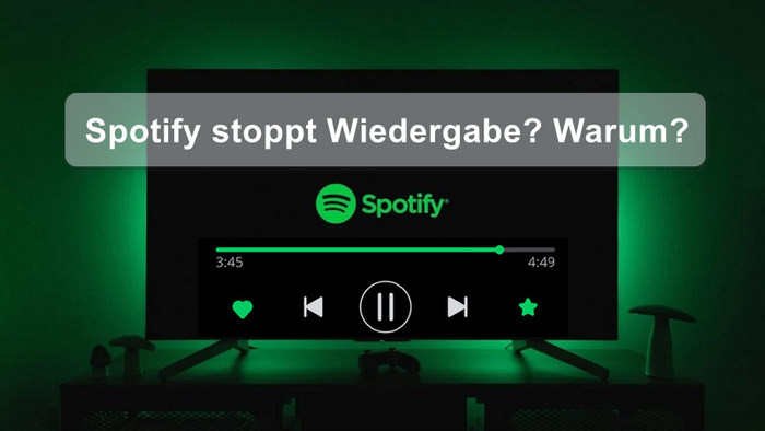 Spotify stoppt Wiedergabe