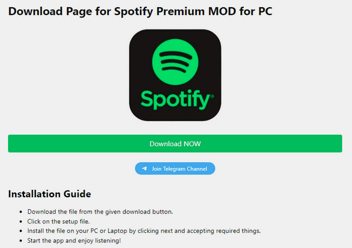 Spotify MOD PC