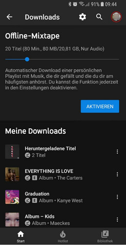 YouTube Music Offline-Mixtape